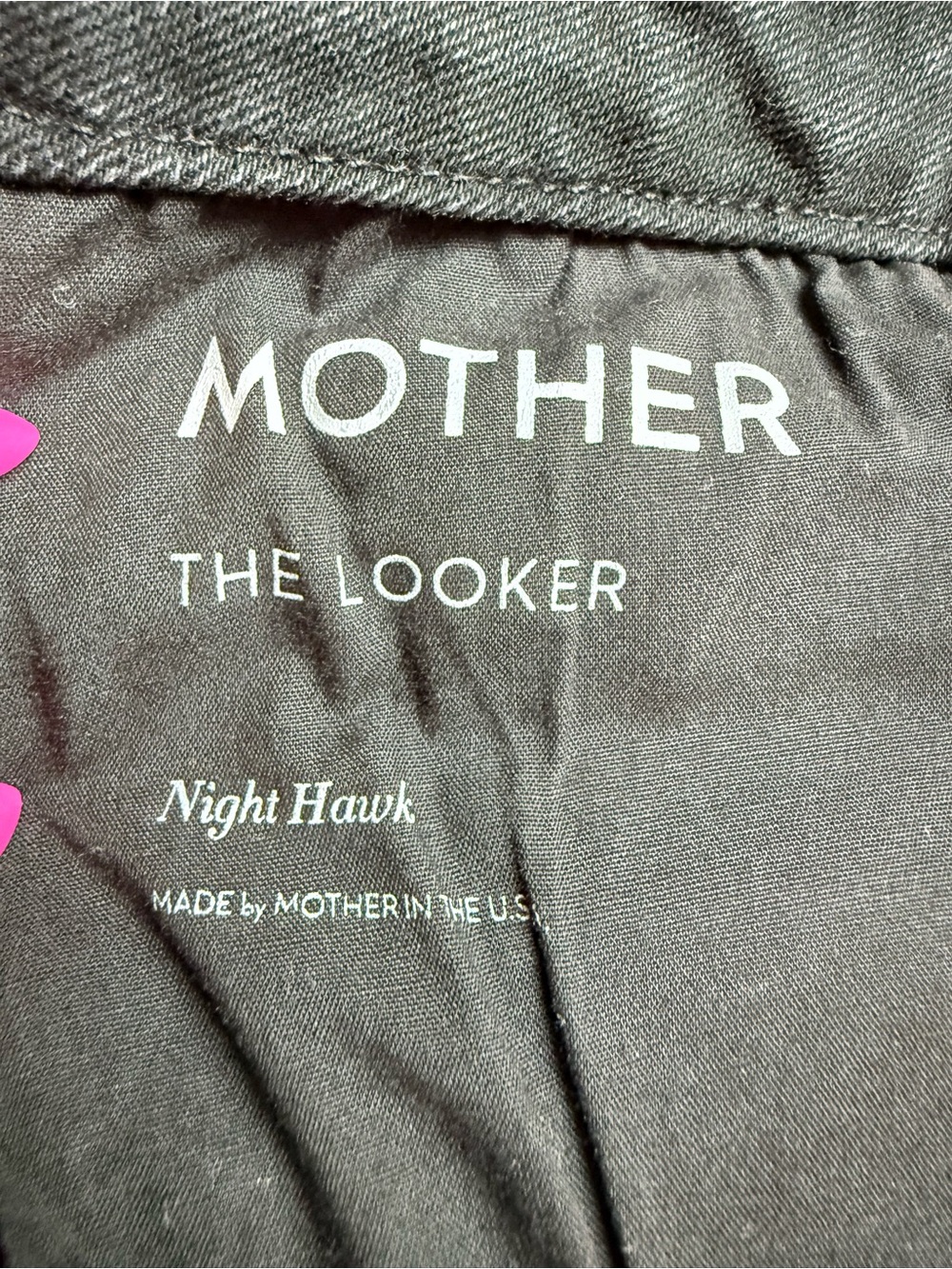MOTHER The Looker Night Hawk Black High Waist Skinny Jeans 28 Dark Wash Stretch - Picture 14 of 16